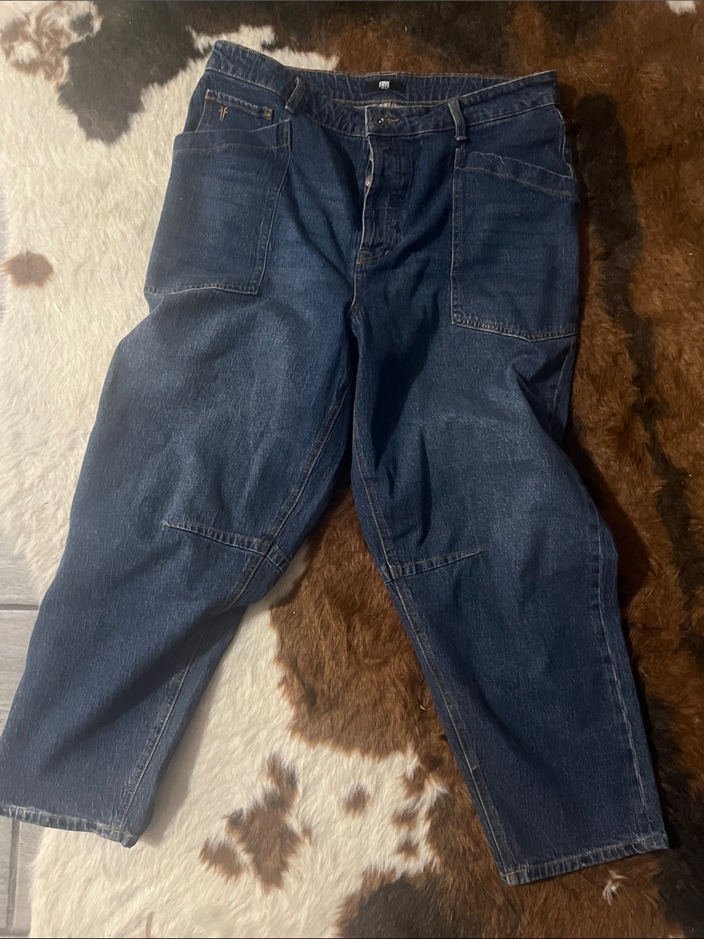 Barrel Women’s Jeans in Dark Blue by Frye